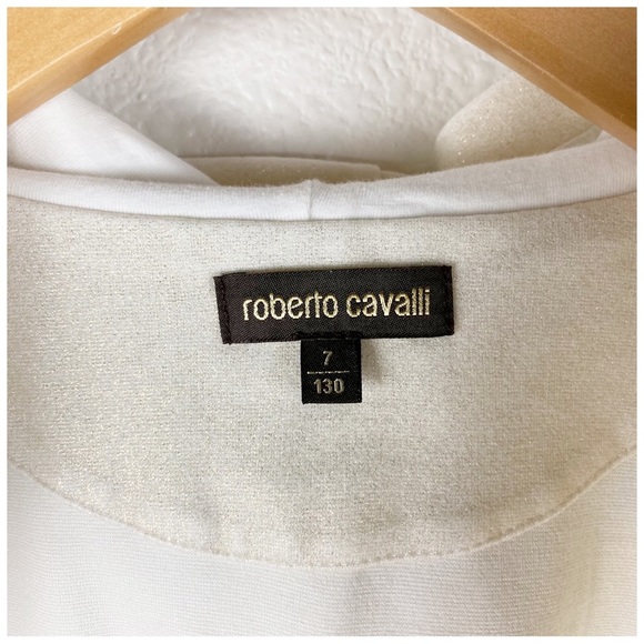 Roberto‎ Cavalli Girl's Gold Track Suit Size 7 - Picture 6 of 15
